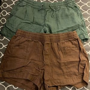 Set of 2 Linen Old Navy Shorts